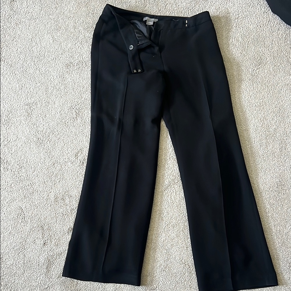 Ann Taylor Black Straight Leg Pants